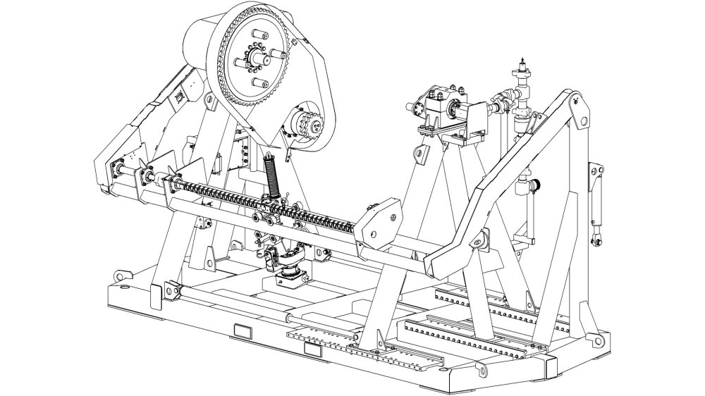 Устройство перемотки тяжелого класса УПТК 4100Х2500
